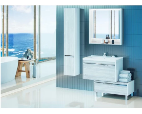 Пенал Акватон Капри 1A230503KPDA 30 см, цвет бетон пайн (1A230503KPDAL/1A230503KPDAR)