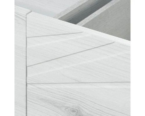 Тумба под раковину Акватон Сакура 80, 1A236401SKW80, белый глянцевый/ольха наварра