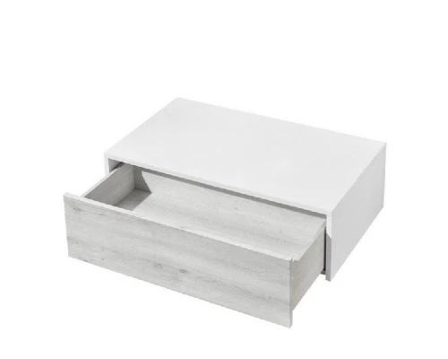 Комод Акватон Сакура 80, 1A236603SKW80, белый глянцевый/ольха наварра