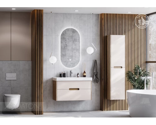 Зеркало Акватон Альто 50 x 100 см c подсветкой, белый, 1A256402A1010