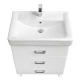 Тумба под раковину Акватон Америна 70 М напольная, белый, 1A169001AM010