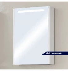 Шкаф - зеркало Акватон Сильва 50 Дуб Полярный 1A215502Siw7L