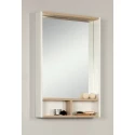 Зеркальный шкаф Акватон Йорк 55 (1A173202YOAV0) белый/ясень фабрик