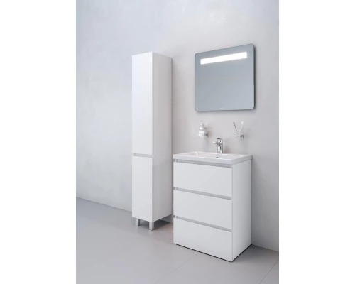 Тумба под раковину Am.Pm Gem S 60 напольная, со встроенной ступенькой для детей, белый глянец, M91FSX0602WG