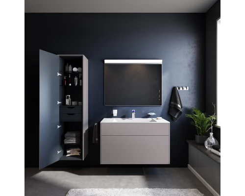 Пенал Am.Pm Inspire 2.0 M50ACHX0406EGM подвесной 40 см, универсальный, цвет элегантный серый, матовый