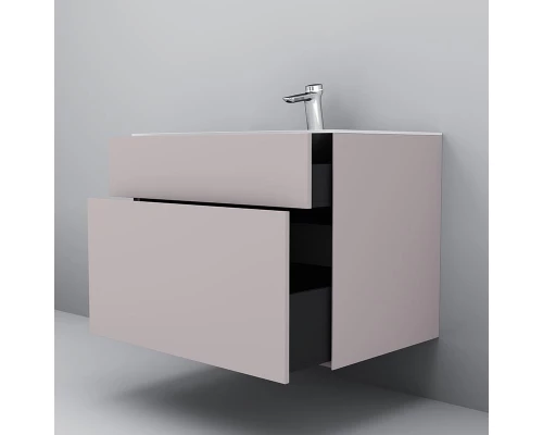 Тумба под раковину Am.Pm Inspire 2.0 M50AFHX0803EGM подвесная 80 см, 3 ящика, цвет элегантный серый, матовый