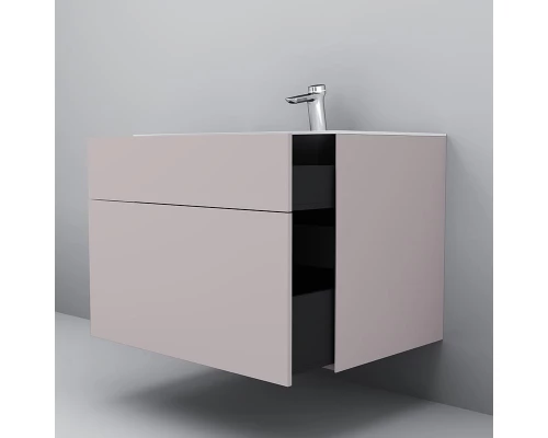 Тумба под раковину Am.Pm Inspire 2.0 M50AFHX0803EGM подвесная 80 см, 3 ящика, цвет элегантный серый, матовый