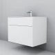 Тумба под раковину Am.Pm Inspire 2.0 M50AFHX0803WM подвесная 80 см, 3 ящика, цвет белый, матовый