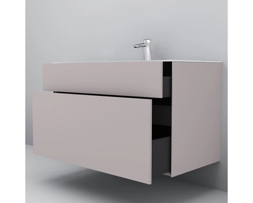 Тумба под раковину Am.Pm Inspire 2.0 M50AFHX1003EGM подвесная 100 см, 3 ящика, цвет элегантный серый, матовый