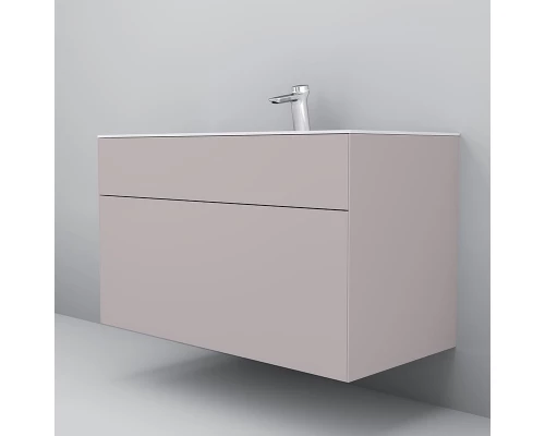 Тумба под раковину Am.Pm Inspire 2.0 M50AFHX1003EGM подвесная 100 см, 3 ящика, цвет элегантный серый, матовый