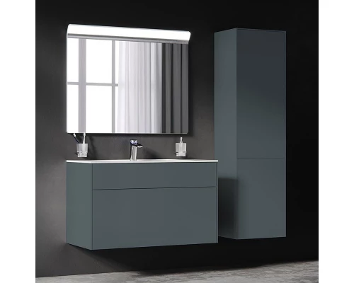 Тумба под раковину Am.Pm Inspire 2.0 M50AFHX1003GM подвесная 100 см, 3 ящика, цвет графит, матовый