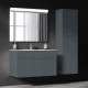 Тумба под раковину Am.Pm Inspire 2.0 M50AFHX1003GM подвесная 100 см, 3 ящика, цвет графит, матовый