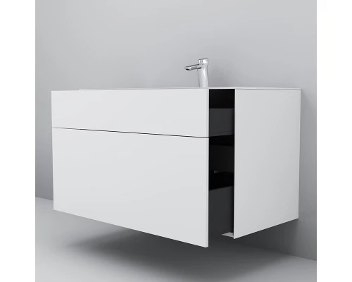 Тумба под раковину Am.Pm Inspire 2.0 M50AFHX1003WM подвесная 100 см, 3 ящика, цвет белый, матовый
