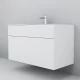 Тумба под раковину Am.Pm Inspire 2.0 M50AFHX1003WM подвесная 100 см, 3 ящика, цвет белый, матовый