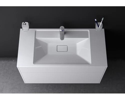 Тумба под раковину Am.Pm Inspire 2.0 M50AFHX1003WM подвесная 100 см, 3 ящика, цвет белый, матовый