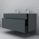 Тумба под раковину Am.Pm Inspire 2.0 M50AFHX1203GM подвесная 120 см, 3 ящика, цвет графит, матовый