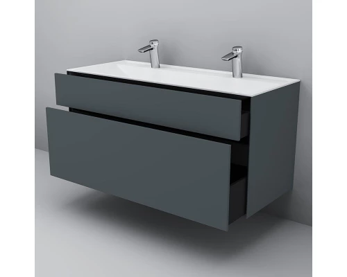 Тумба под раковину Am.Pm Inspire 2.0 M50AFHX1203GM подвесная 120 см, 3 ящика, цвет графит, матовый