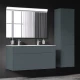 Тумба под раковину Am.Pm Inspire 2.0 M50AFHX1203GM подвесная 120 см, 3 ящика, цвет графит, матовый
