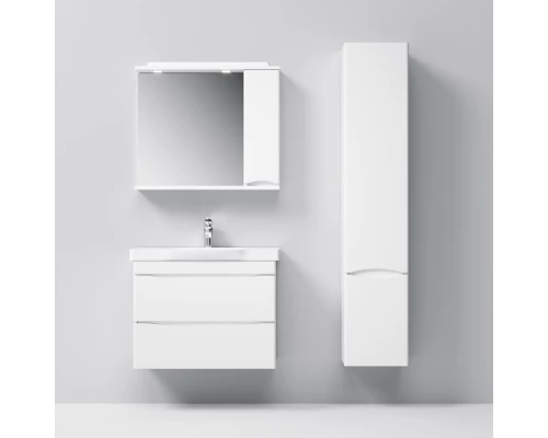 Зеркальный шкаф Am.Pm Like M80MPR0801WG/M80MPL0801WG 80см, левый/правый, белый, с подсветкой