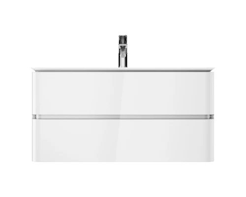 Тумба под раковину Am.Pm Sensation 100 см, подвесная, белый глянец, M30FHX1002WG
