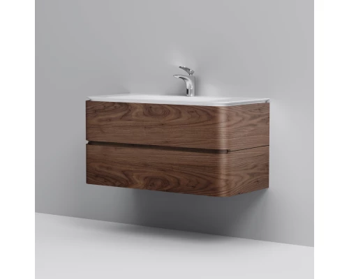 Тумба под раковину Am.Pm Sensation 100 см, подвесная, орех, M30FHX1002NF