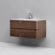 Тумба под раковину Am.Pm Sensation 100 см, подвесная, орех, M30FHX1002NF