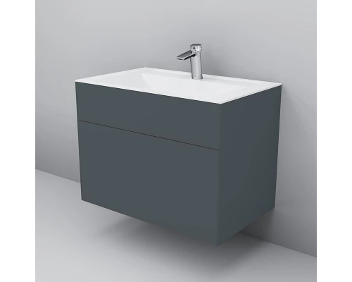 Тумба под раковину Am.Pm Inspire 2.0 M50AFHX0803GM подвесная 80 см, 3 ящика, цвет графит, матовый