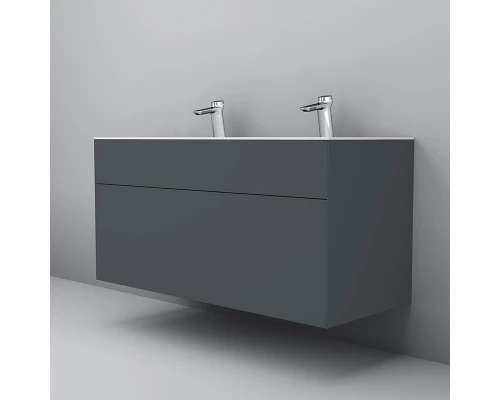 Тумба под раковину Am.Pm Inspire 2.0 M50AFHX1203GM подвесная 120 см, 3 ящика, цвет графит, матовый