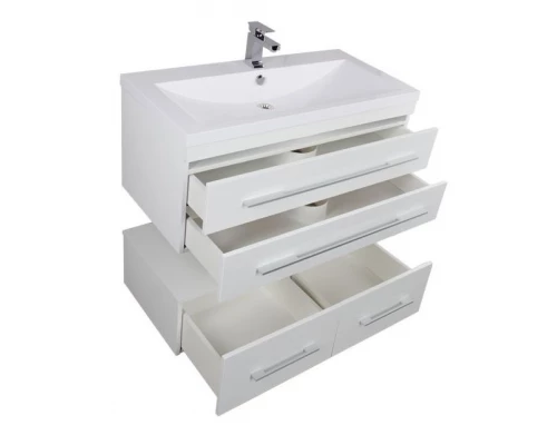 Тумба под раковину Aquanet Нота 100 (005) 00171496, цвет белый