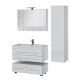 Тумба под раковину Aquanet Верона 100 подвесная 00175382, цвет белый