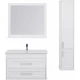 Тумба под раковину Aquanet Бостон М, 100 см, белая матовая, 00209678