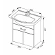Тумба под раковину Aquanet Ирис 60, 1 ящик, 2 дверцы, 00198381