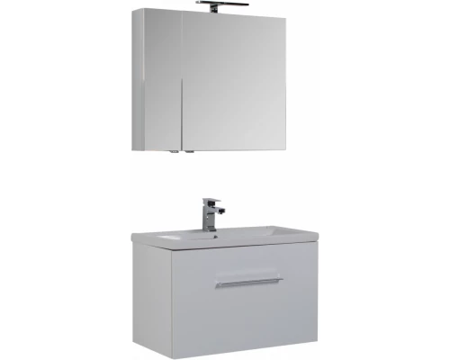 Тумба с раковиной Aquanet Порто 80 белый, 00212577