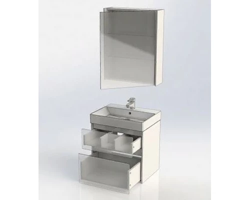 Тумба под раковину Aquanet Бруклин 60 00203958, цвет- белый