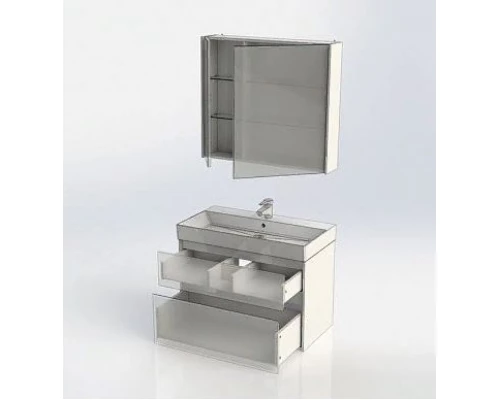 Тумба под раковину Aquanet Бруклин 85 00203960, цвет- белый