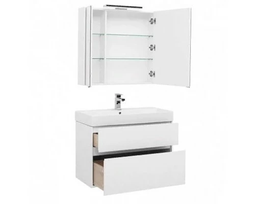 Тумба под раковину Aquanet Бруклин 85 00203960, цвет- белый