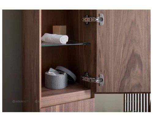 Шкаф-пенал Aquanet Нью-Йорк 35 00203956, цвет орех