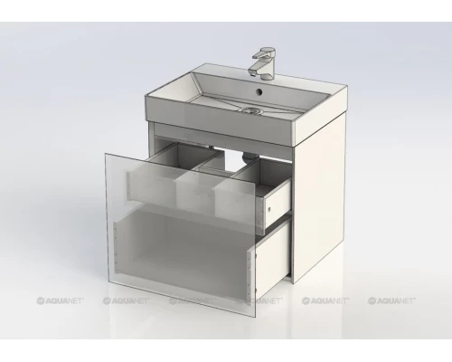 Тумба под раковину Aquanet Нью-Йорк 60 00203945, цвет орех