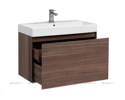 Тумба под раковину Aquanet Нью-Йорк 85 см, орех, 00203947