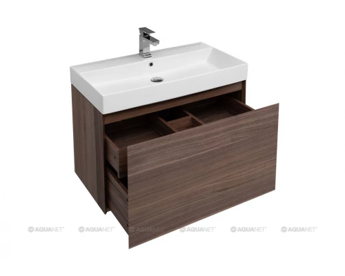 Тумба под раковину Aquanet Нью-Йорк 85 см, орех, 00203947