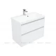 Тумба под раковину Aquanet Гласс 80 00238361, цвет белый