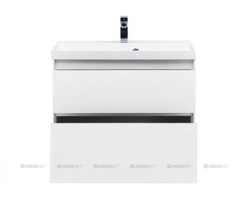 Тумба под раковину Aquanet Гласс 80 00238361, цвет белый