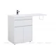 Тумба под раковину Aquanet Токио 68 00237746 (напольная, 1 ящик, 2 дверцы), цвет белый