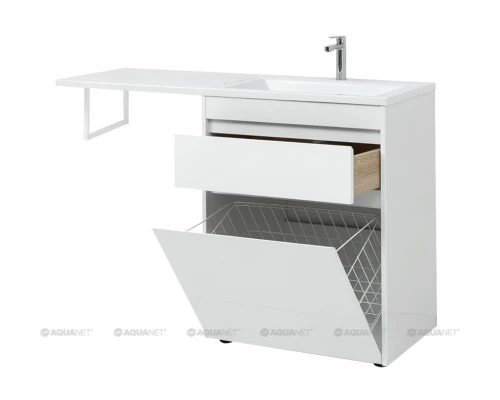 Тумба под раковину Aquanet Токио 68 00239291 (напольная, 1 ящик), цвет белый