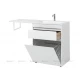Тумба под раковину Aquanet Токио 68 00239291 (напольная, 1 ящик), цвет белый