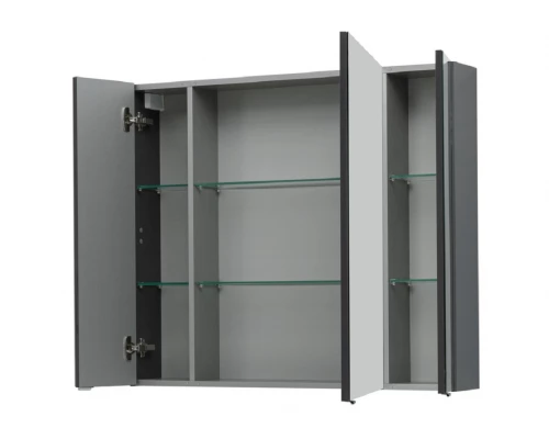 Зеркало-шкаф Aquanet Алвита 100 240113, корпус серый антрацит