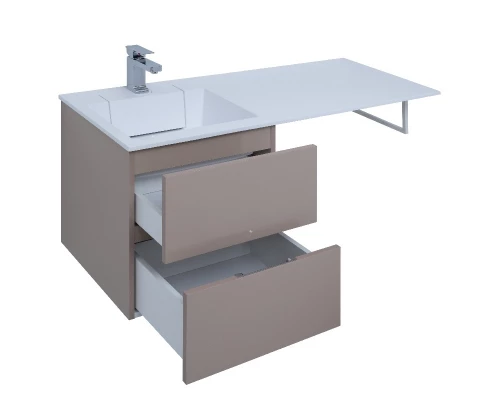 Тумба под раковину Aquanet Алвита 48 00243661, цвет капучино