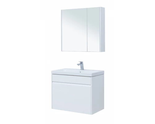 Тумба под раковину Aquanet Палермо 80 см подвесная, белый, 253587