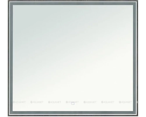 Зеркало Aquanet Nova Lite 90 см, с LED подсветкой, дуб рошелье, 00242263