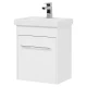 Тумба с раковиной Aquanet Августа 50 (Moduo Slim), белая, 00254069